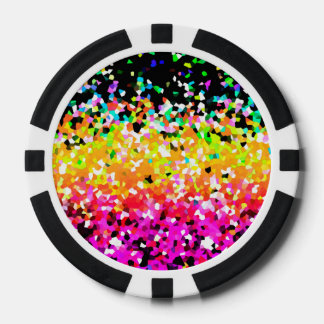 Lot De Jeton De Poker Poker Chip Mosaic Sparkley Texture