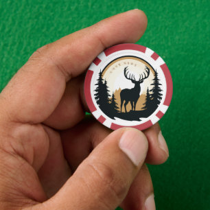 Lot De Jeton De Poker Poker Chips Deer - Personnalisé - Ajouter un nom