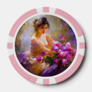 Lot De Jeton De Poker Portrait sensuel