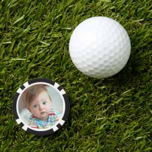 Lot De Jeton De Poker Première Fête des Pères Photo de Bébé du Papa le P