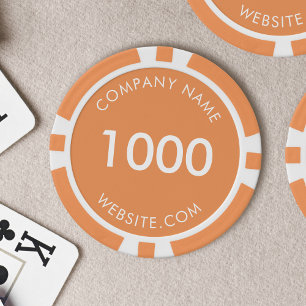 Lot De Jeton De Poker Promotion du logo d'entreprise de marque personnal