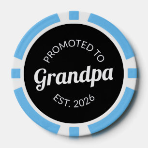 Lot De Jeton De Poker Promu À Grand-Père Est. 2026 I