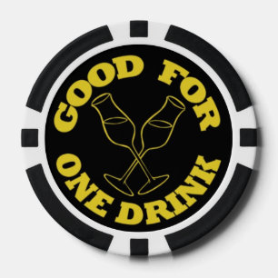 Lot De Jeton De Poker puce de boisson gratuite