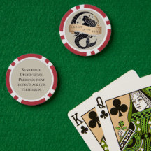 Puce de poker du logo de Mermaid