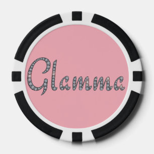 Lot De Jeton De Poker Puce de poker Glamma Bling