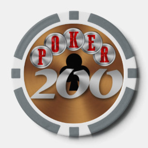 Lot De Jeton De Poker Puces 200