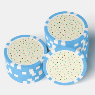 Lot De Jeton De Poker Puces de poker Sweet Sprinkles (crème de vanille)