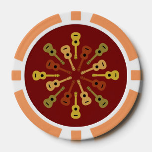 Lot De Jeton De Poker Puces de poker Ukulele
