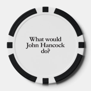 Lot De Jeton De Poker que ferait john hancock