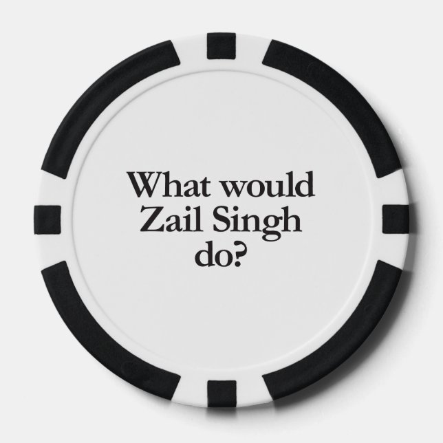 Lot De Jeton De Poker que ferait zail singh (Recto)