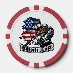 Lot De Jeton De Poker Retro Alaska The Last Frontier Carte de hockey sur