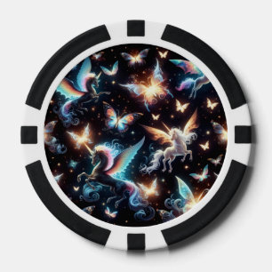 Lot De Jeton De Poker Rêves de Licorne