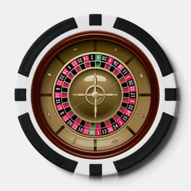 Lot De Jeton De Poker Roulette (Recto)