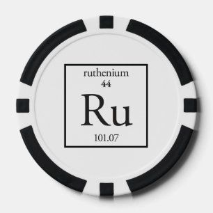 Lot De Jeton De Poker Ruthénium