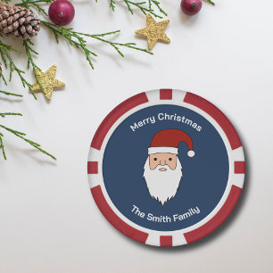 Lot De Jeton De Poker Santa Claus