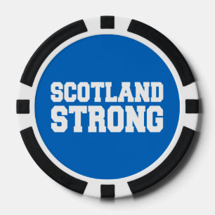 Lot De Jeton De Poker Scottish Referendum Scotland Independent sur Blue