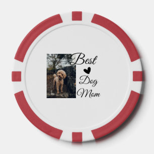 Lot De Jeton De Poker Simple animal coloré ajouter nom photo chien maman