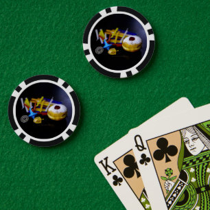Lot De Jeton De Poker SlipperyJoe Hanukkah nature morte symbolique fête 