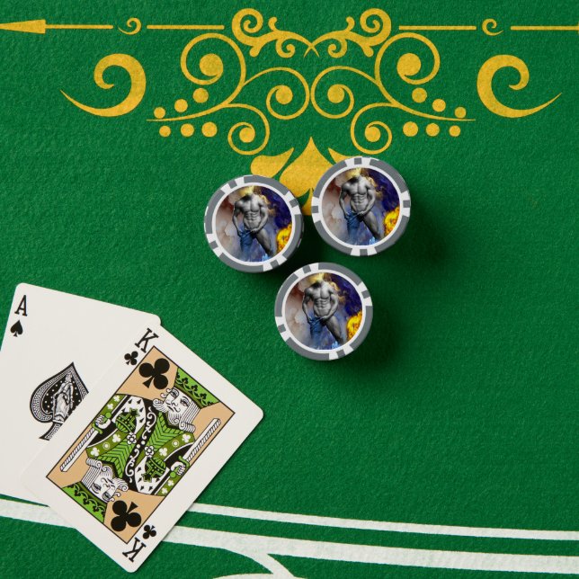 Lot De Jeton De Poker SlipperyJoe's musculaire physique chemise vapeur (Table de poker (pile))