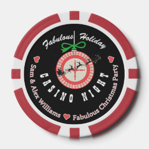 Lot De Jeton De Poker Soirée de Poker Blackjack au Casino Holiday Vegas