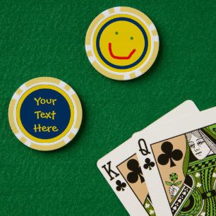 Lot De Jeton De Poker Soleil souriant visage heureux