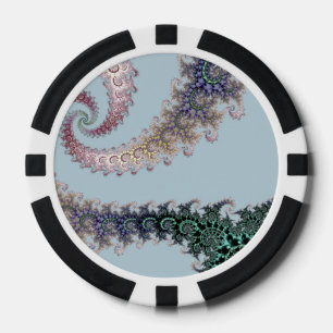 Lot De Jeton De Poker spirale fractale mf