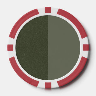 Lot De Jeton De Poker Split Moss Green Custom Poker Chip