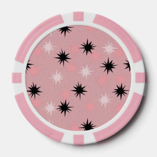 Lot De Jeton De Poker Starburst rose atomique Chips de poker