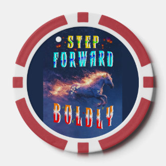 Lot De Jeton De Poker Step Forward Boldly
