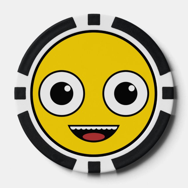 Lot De Jeton De Poker Super Face (Recto)
