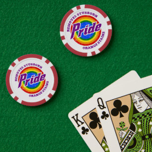 Lot De Jeton De Poker Supprimer les taches d'orange têtu mois de fierté