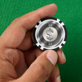 Lot De Jeton De Poker Symbole dollar