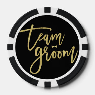 Lot De Jeton De Poker Team Groom Bow Cravate Bachelor Party Poker Chips