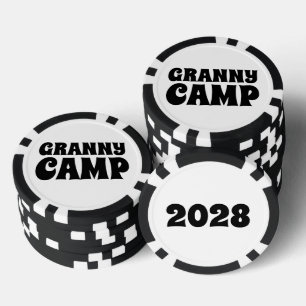 Lot De Jeton De Poker Texte du camp de Granny