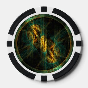 Lot De Jeton De Poker The Eye of the Jungle Abstract