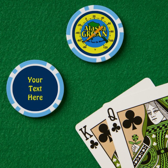 Lot De Jeton De Poker Thermomètre de Groan en Alaska (Table de poker (double))