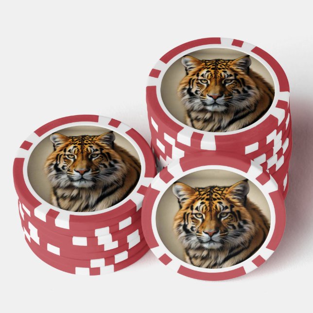 Lot De Jeton De Poker Tiger (Empiler)