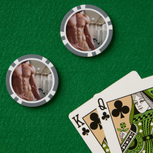 Lot De Jeton De Poker Torse d'homme musclé torse nu sixpack de SlipperyJ