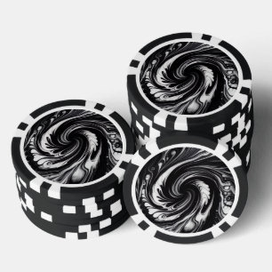 Lot De Jeton De Poker Tourbillon en orbite