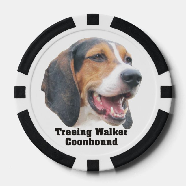 Lot De Jeton De Poker Trek Walker Coonhound Poker Chips (Recto)