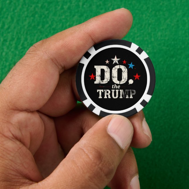 Lot De Jeton De Poker Trump (main)