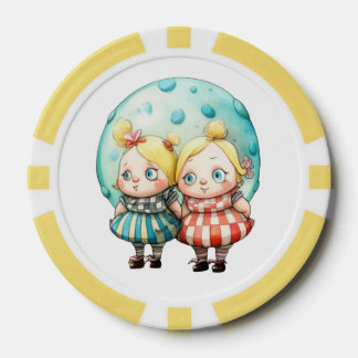Lot De Jeton De Poker Tweedledee & Tweedledum