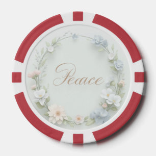 Lot De Jeton De Poker Un produit avec un design de "paix"