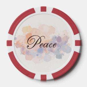 Lot De Jeton De Poker Un produit avec un design de "paix"