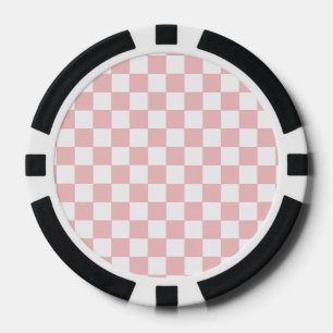 Lot De Jeton De Poker Vérificateurs roses
