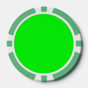 Lot De Jeton De Poker Vert
