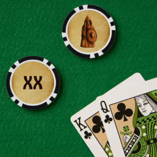 Lot De Jeton De Poker Viking rustique