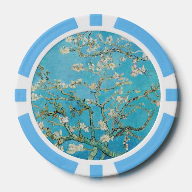 Lot De Jeton De Poker Vincent van Gogh - Fleur d'amandes (Recto)