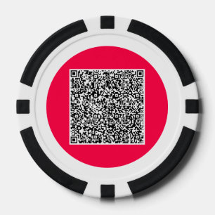 Lot De Jeton De Poker Votre code QR Chips de Poker personnalisés Choisir