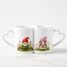 Gnome mignon amour de Noël
